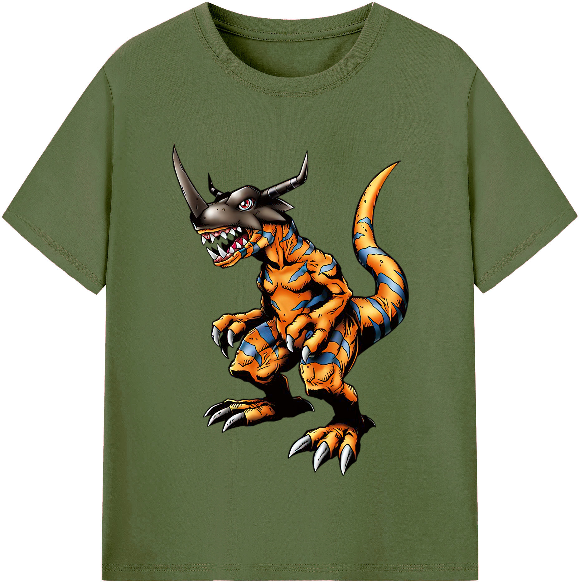 （画像用） Digimon デジタルモンスター/デジモン 綿100％半袖Tシャツ（フロントプリント）